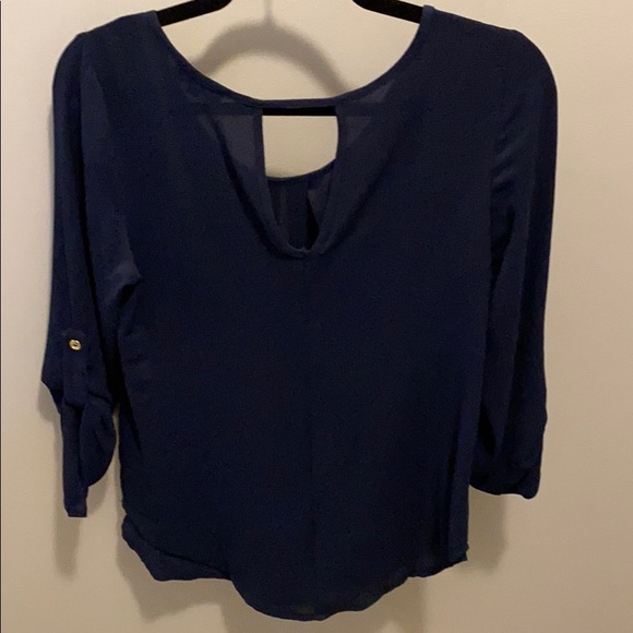 Papermoon Navy blouse - Picture 2 of 3
